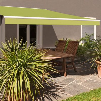 markise 5 mal 3 Brokky x m Gelenkmarkise Markise mit Handkurbel Balkon Sonnenschutz Einziehbare Markise Terrassenmarkise-Anthrazit-5 x 3 m Garten kinderzimmer Rixen & Kaul KlickFix vordere Höhe:230cm